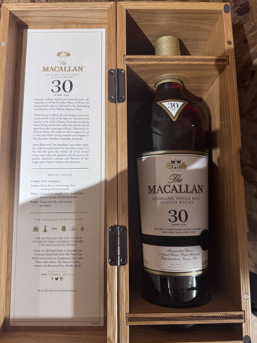 2【木箱付未開栓】ザ・マッカラン 30年 43度 700mL 2021年|The 2【木箱付未開栓】ザ・マッカラン 30年 43度 700mL 2021年|The