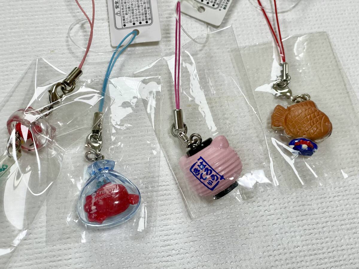 ハローキティ 夏季限定 縁日ストラップ「金魚風鈴」「金魚すくい ハローキティ 夏季限定 縁日ストラップ「金魚風鈴」「金魚すくい