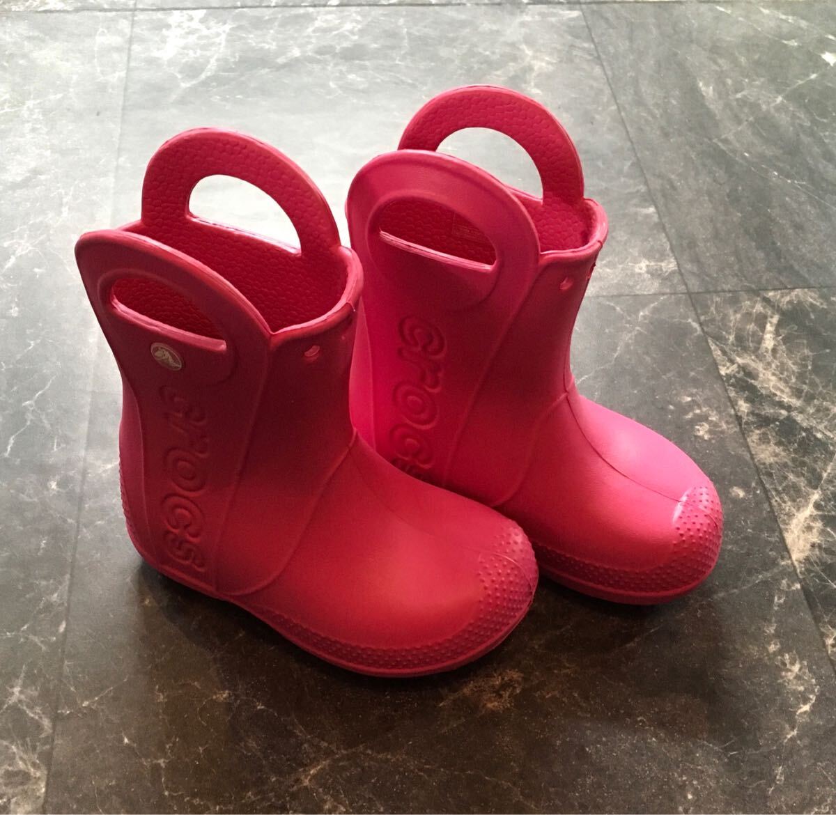 crocs★クロックス　KIDS長(zhǎng)靴　C8《未使用》