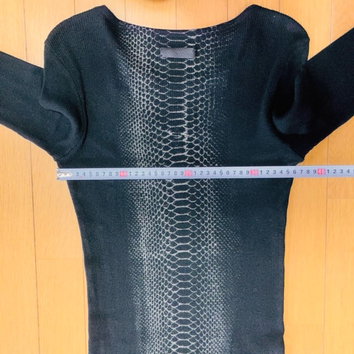 極美品 IF SIX WAS NINE パイソン柄 長袖 Tシャツ 1 イフ 極美品 IF SIX WAS NINE パイソン柄 長袖 Tシャツ 1 イフ