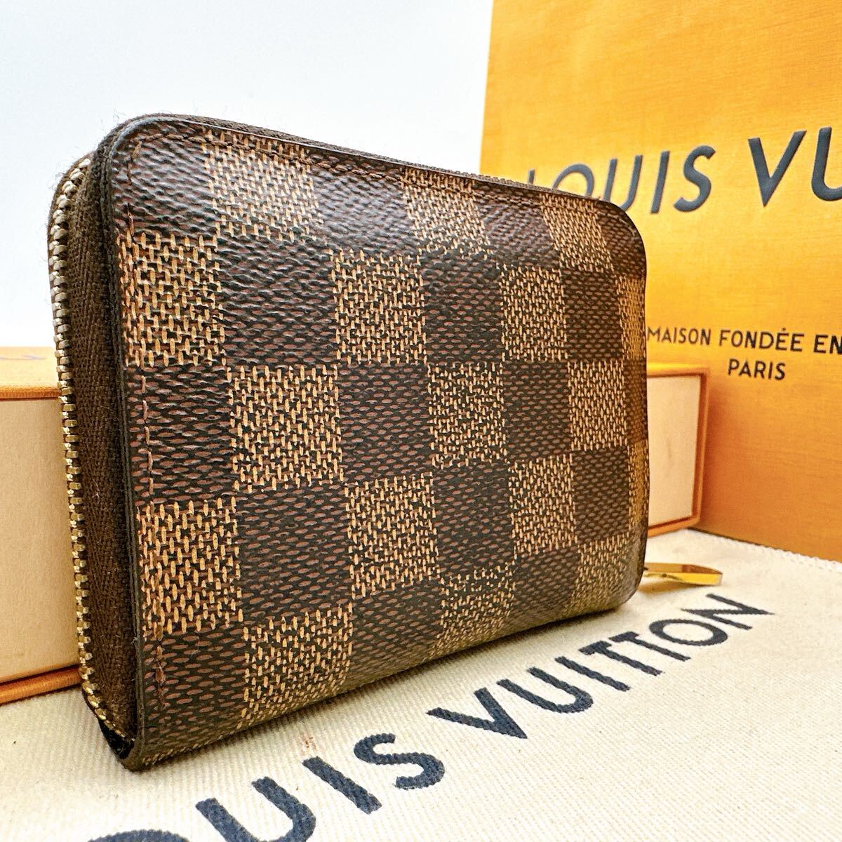 4497【上美品】LOUIS VUITTON ルイヴィトン ダミエ ジッピー 4497【上美品】LOUIS VUITTON ルイヴィトン ダミエ ジッピー
