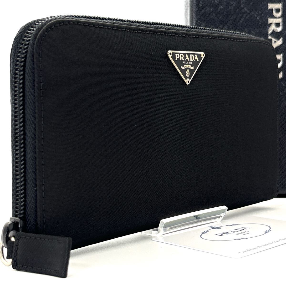未使用級◇PRADA プラダ 長財布 ロングウォレット テスート 未使用級◇PRADA プラダ 長財布 ロングウォレット テスート