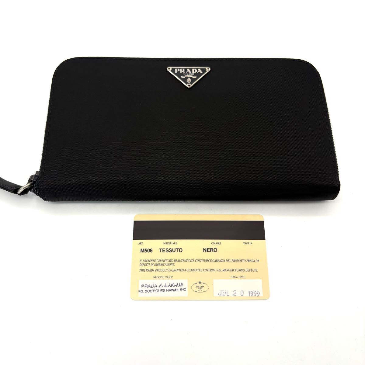 未使用級◇PRADA プラダ 長財布 ロングウォレット テスート 未使用級◇PRADA プラダ 長財布 ロングウォレット テスート