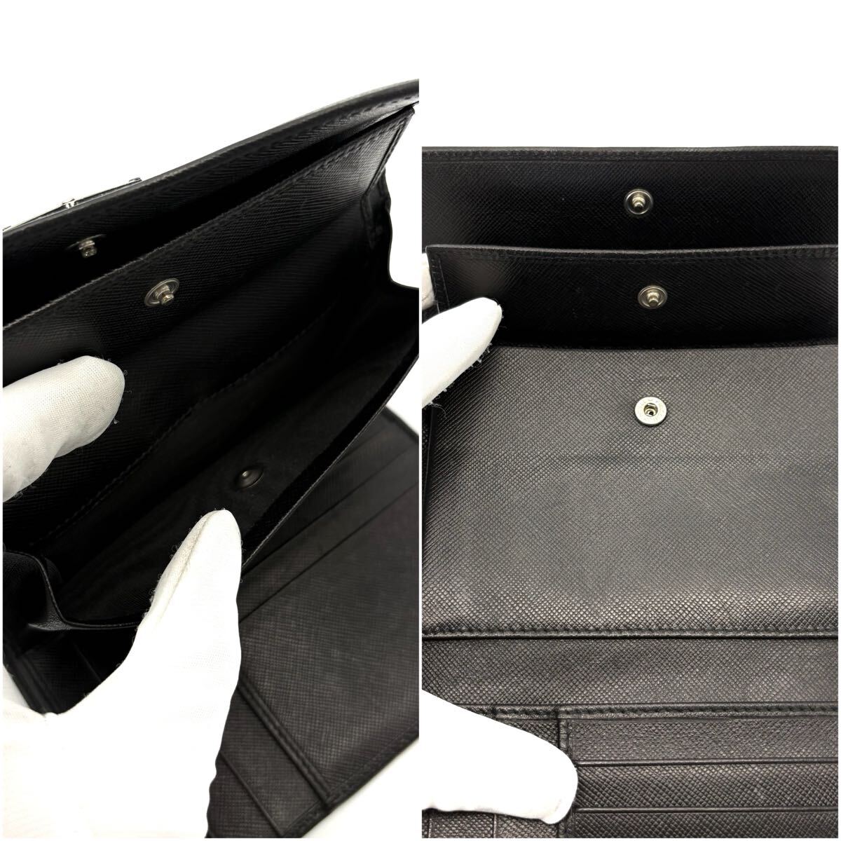 最高級◇PRADA プラダ 三つ折り財布 3つ折り サフィアーノ 最高級◇PRADA プラダ 三つ折り財布 3つ折り サフィアーノ