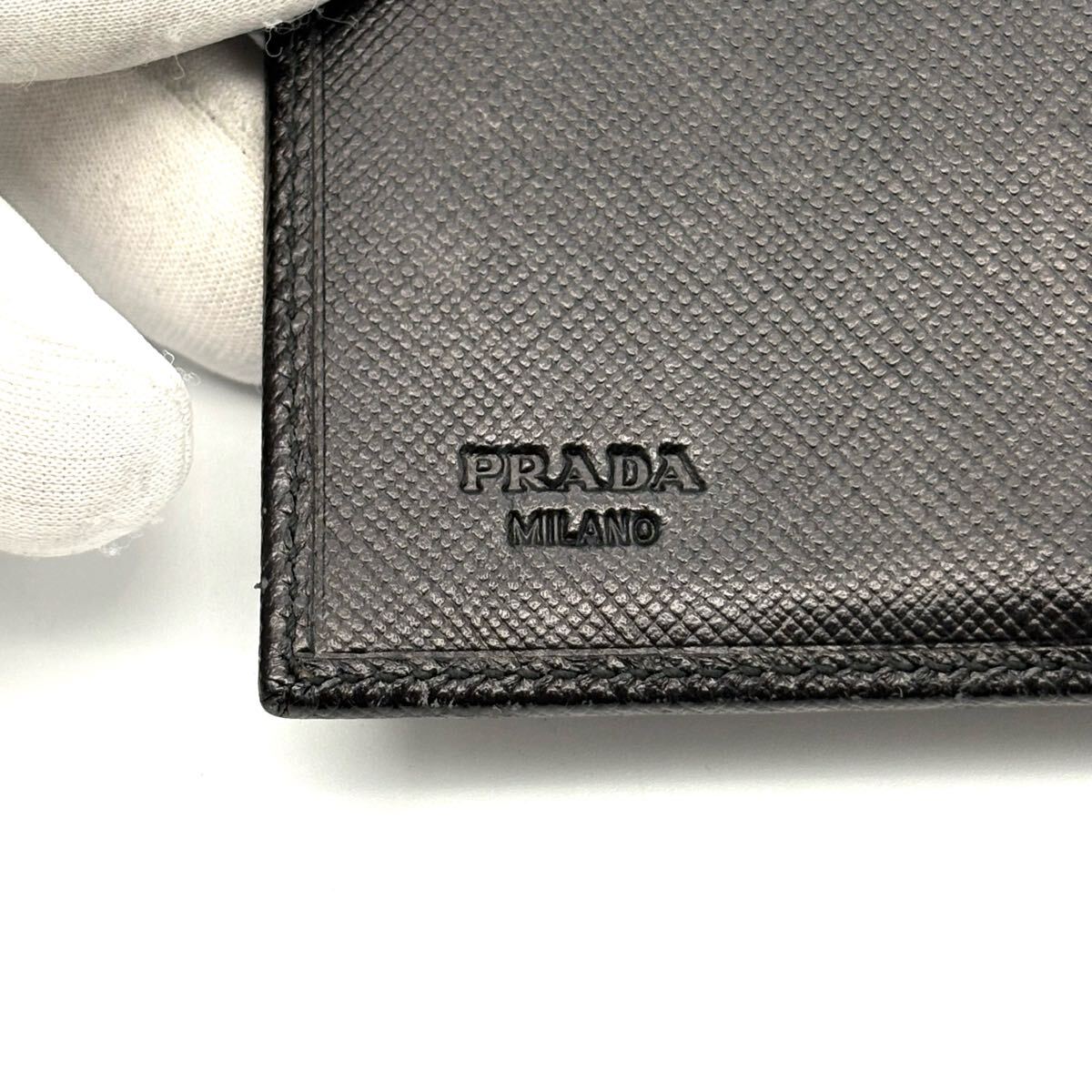 最高級◇PRADA プラダ 三つ折り財布 3つ折り サフィアーノ 最高級◇PRADA プラダ 三つ折り財布 3つ折り サフィアーノ
