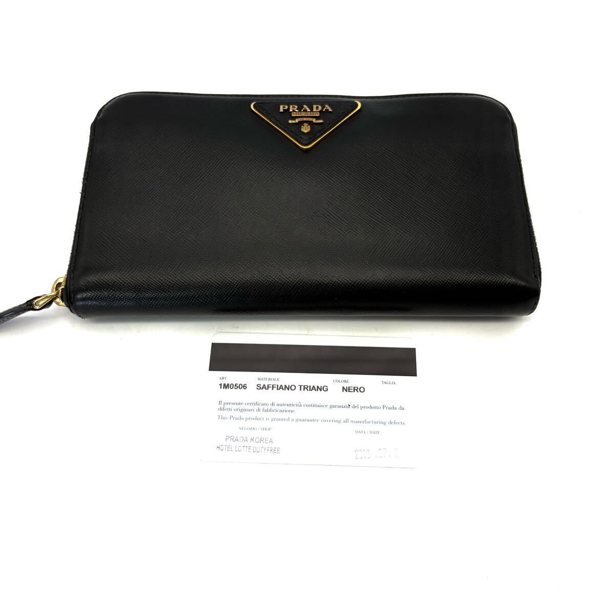 入手困難品◇PRADA プラダ 長財布 三角プレート トライアングル 入手困難品◇PRADA プラダ 長財布 三角プレート トライアングル
