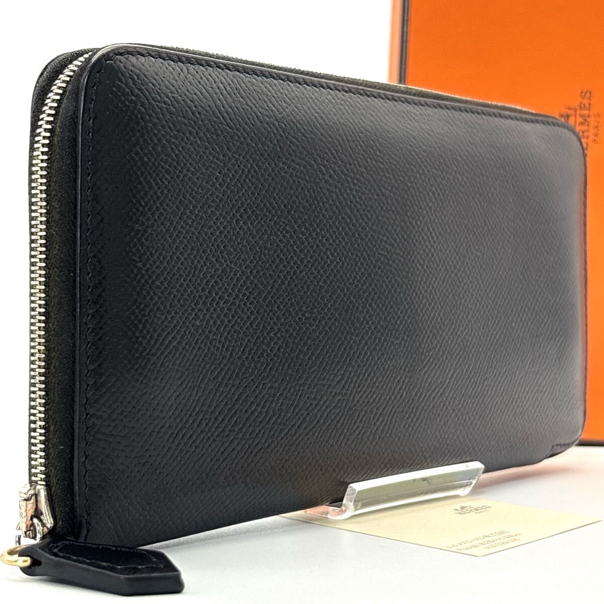 極美品◇HERMES エルメス アザップロング ヴォーエプソン 本革 極美品◇HERMES エルメス アザップロング ヴォーエプソン 本革