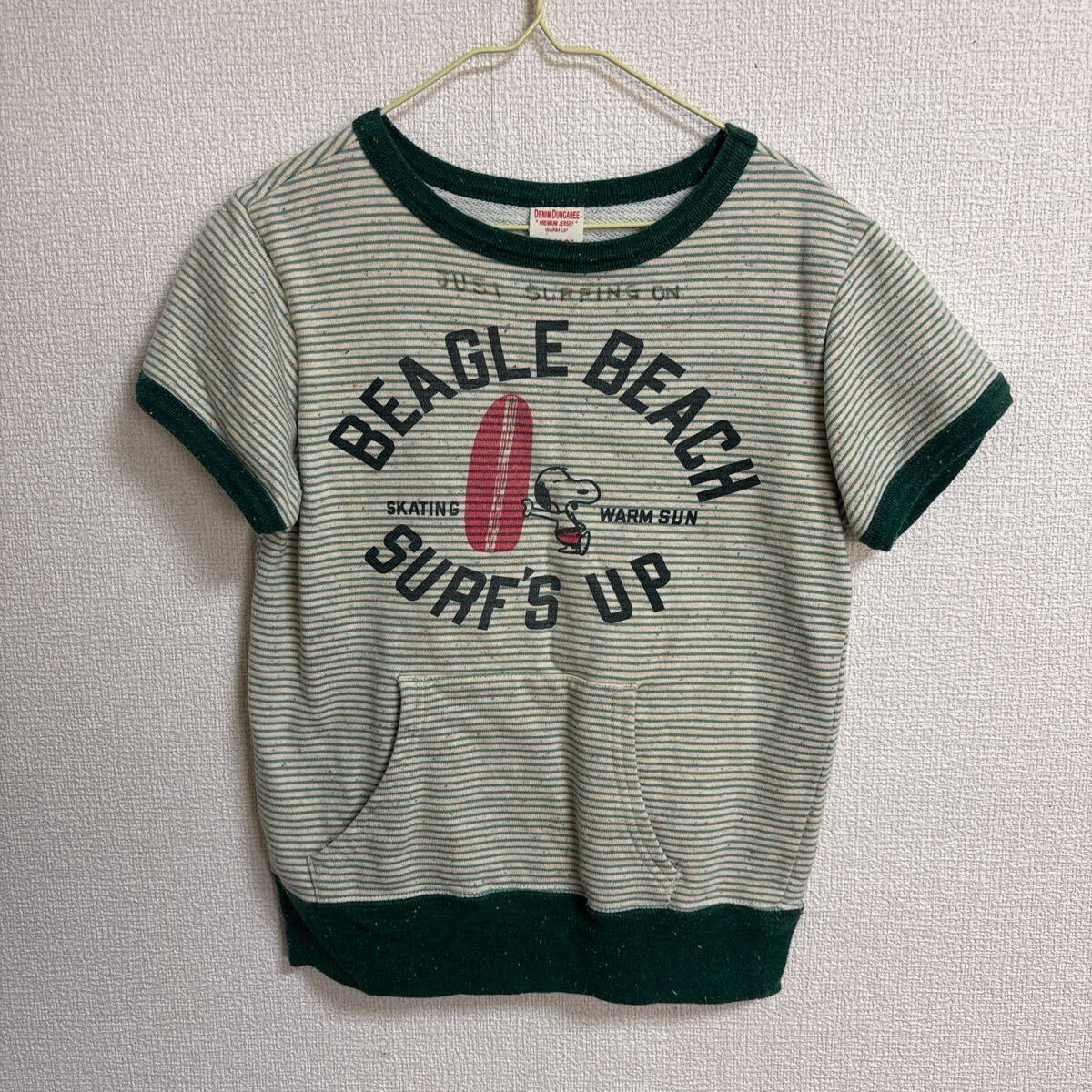 美品　未使用に近い　デニムダンガリー　 スヌーピー　半袖スウェット 楽天市場】スヌーピーTシャツ / DENIM DUNGAREE(デニムアンド