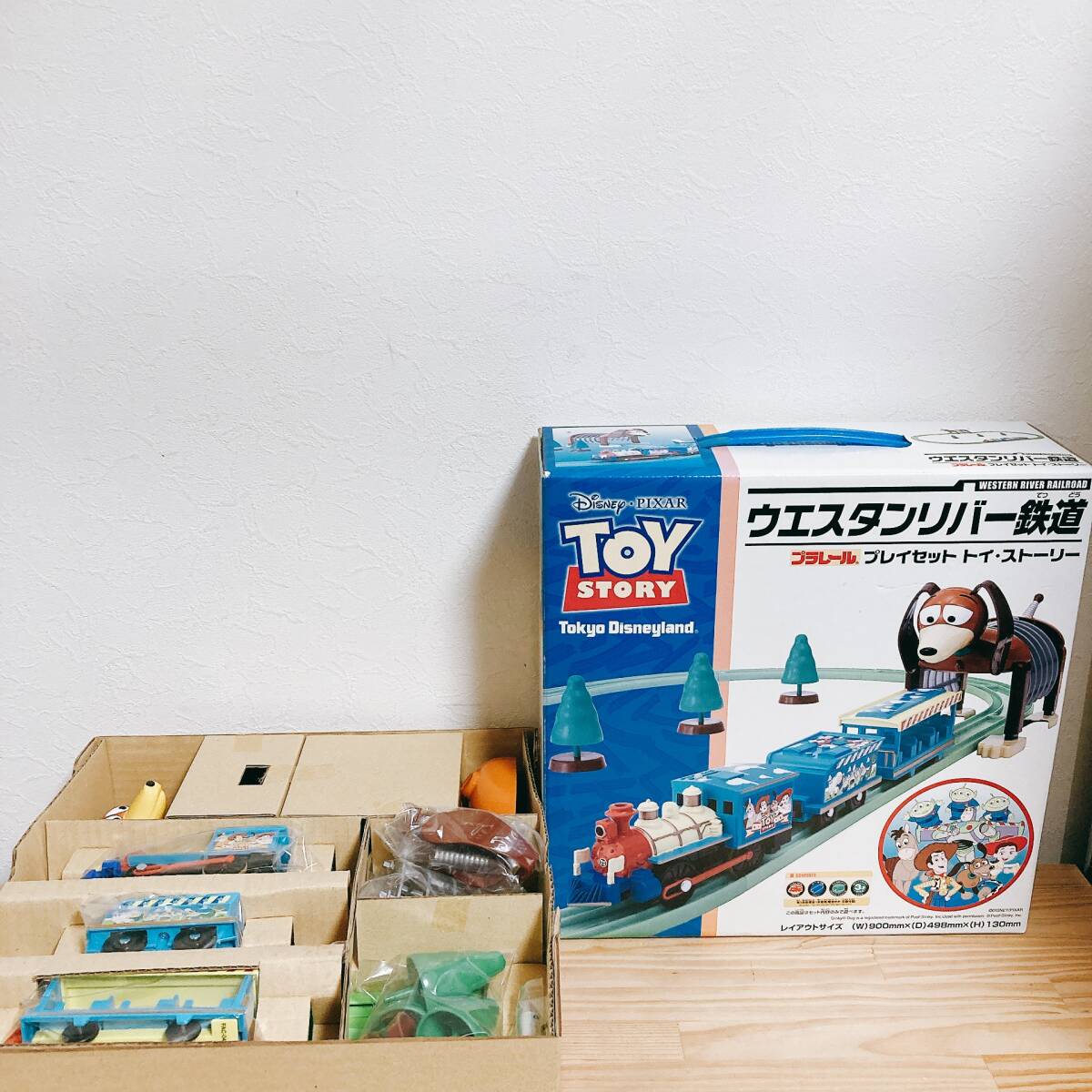 【未使用】 プラレール ディスニー ピクサー トイ?ストーリー ウエスタンリバー鉄道 プレイセット タカラトミー TOY STORY★A2504-0218