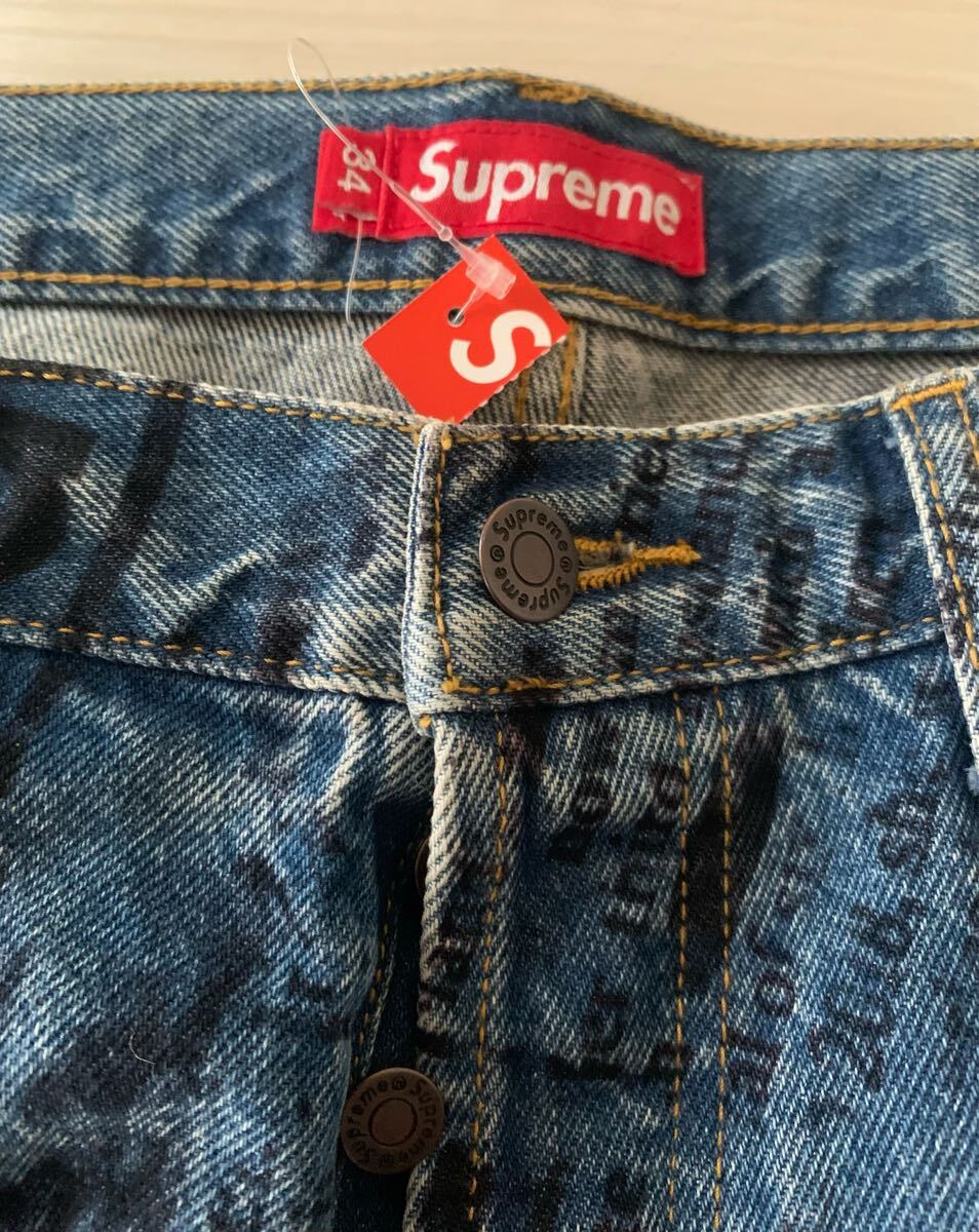 新品激レア即完売モデル】SUPREME Regular Jean News Paper 34 新品激レア即完売モデル】SUPREME Regular Jean News Paper 34