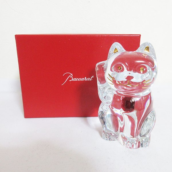 美品 Baccarat バカラ レッドオクトゴン ラッキーキャット 美品 Baccarat バカラ レッドオクトゴン ラッキーキャット