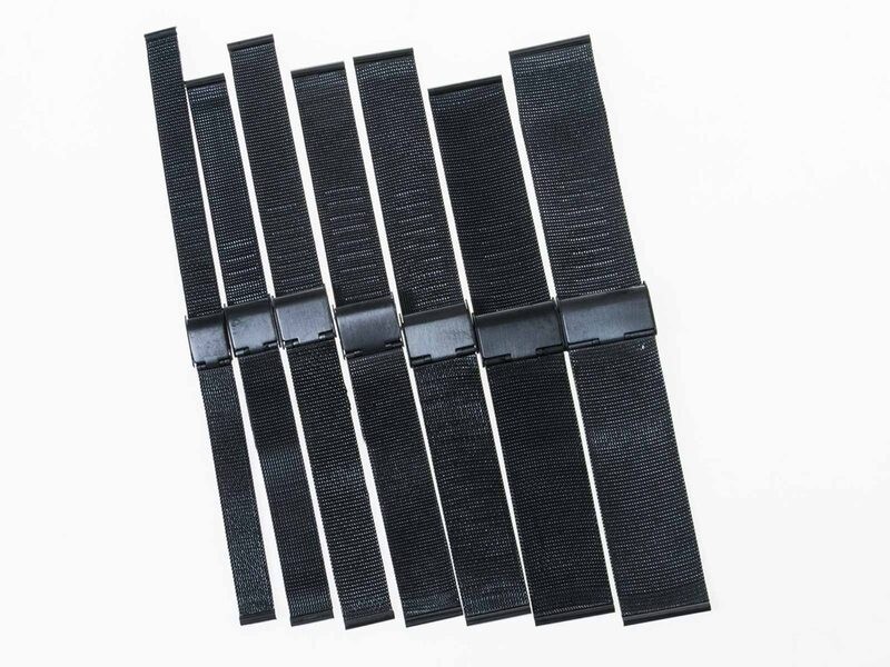 汎用 ステンレス製 メッシュ 腕時計 ベルト ブレスレット バンド 交換用 16MM#シルバー_画像4