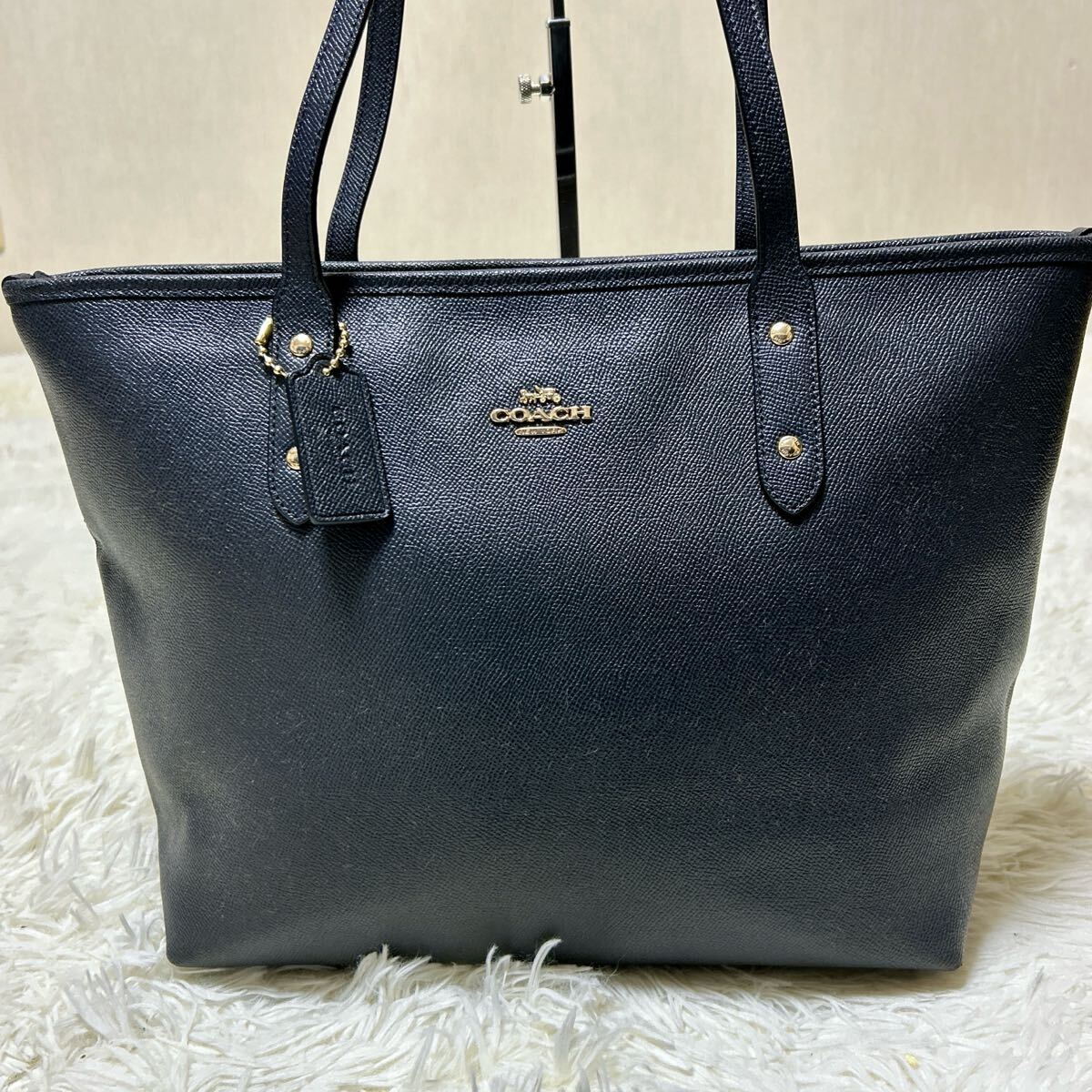 美品 COACH コーチ トートバッグ 肩掛け レザー PVC ビジネス 美品 COACH コーチ トートバッグ 肩掛け レザー PVC ビジネス