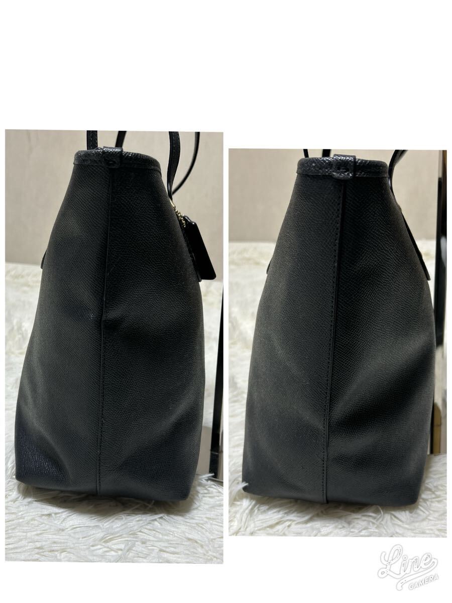 美品 COACH コーチ トートバッグ 肩掛け レザー PVC ビジネス 美品 COACH コーチ トートバッグ 肩掛け レザー PVC ビジネス