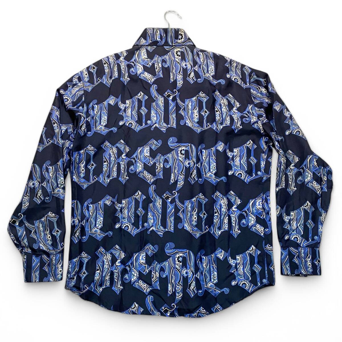 Versace Long Sleeve Open Collar Aloha Shirt Size 48 Versace Long Sleeve Open Collar Aloha Shirt Size 48