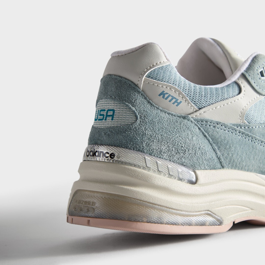 新品 27 5cm KITH × New Balance 992 Aegean Blue/Shadow Gray 新品 27 5cm KITH × New Balance 992 Aegean Blue/Shadow Gray