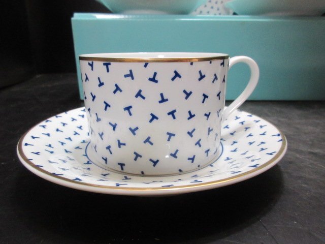 TIFFANY&Co. 美品 ティファニー ダンシングT コーヒーカップ TIFFANY&Co. 美品 ティファニー ダンシングT コーヒーカップ