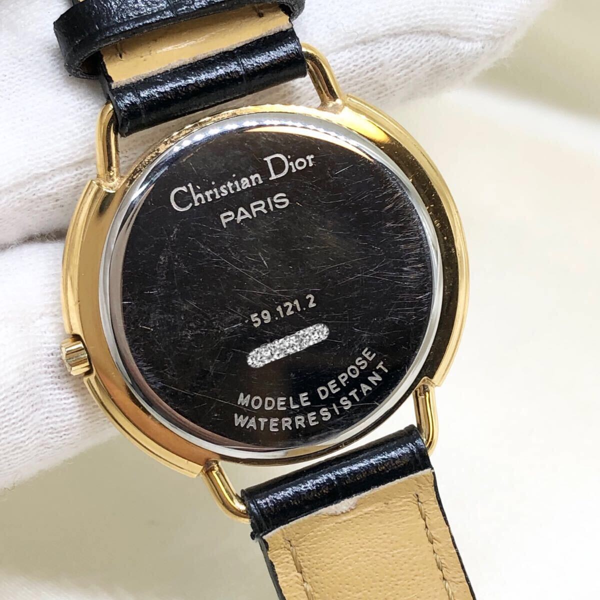 稼働】【電池交換済み】 クリスチャンディオール Christian Dior 稼働】【電池交換済み】 クリスチャンディオール Christian Dior