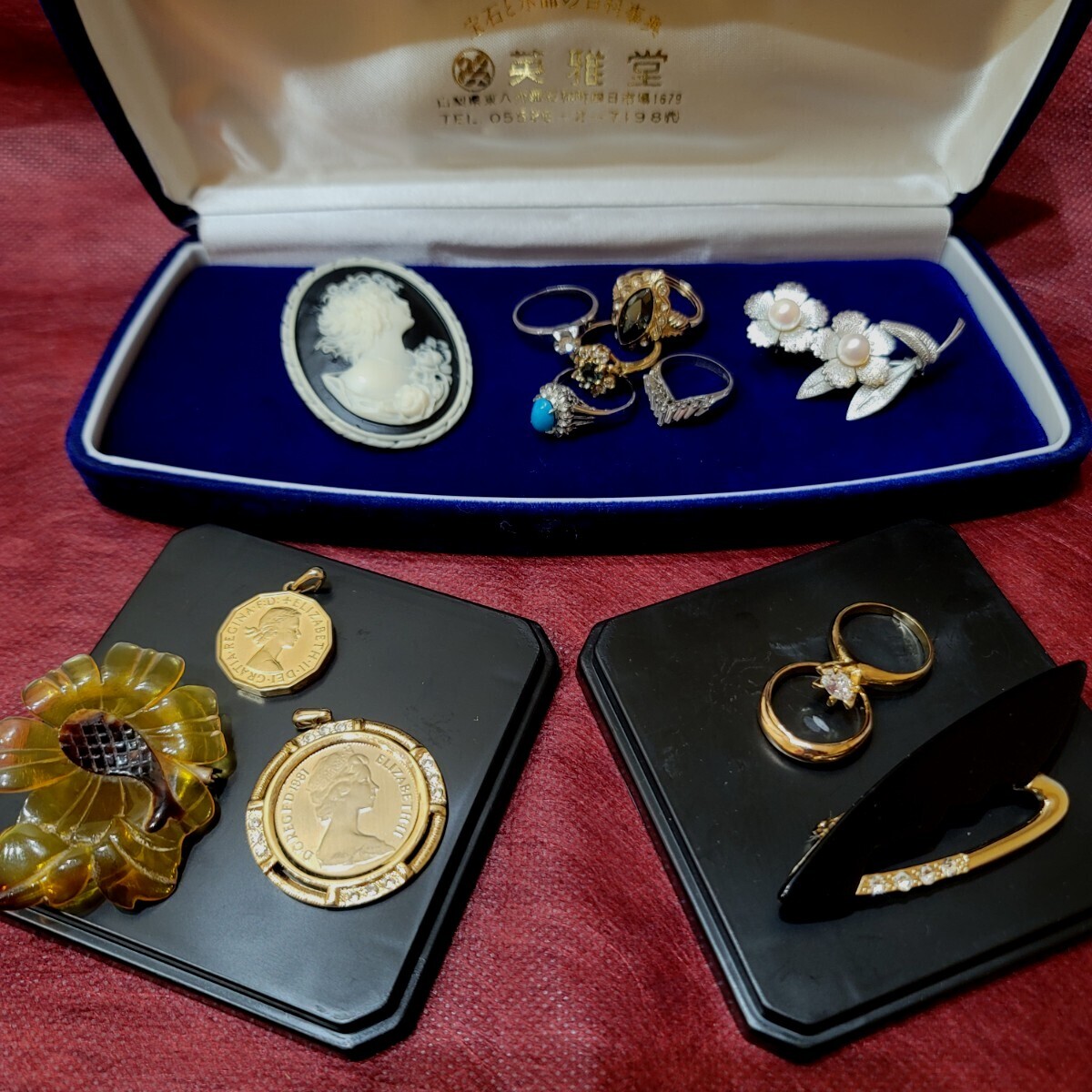 実家 家財整頓品 アクセサリーまとめ売り 指輪 ブローチ 実家 家財整頓品 アクセサリーまとめ売り 指輪 ブローチ