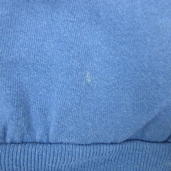 L/古著 ヘインズ Hanes 長袖 スウェット メンズ 90s ポスト 雪 クルーネック 薄紺 ネイビー 25apr17 中古 スエット トレーナー トップス