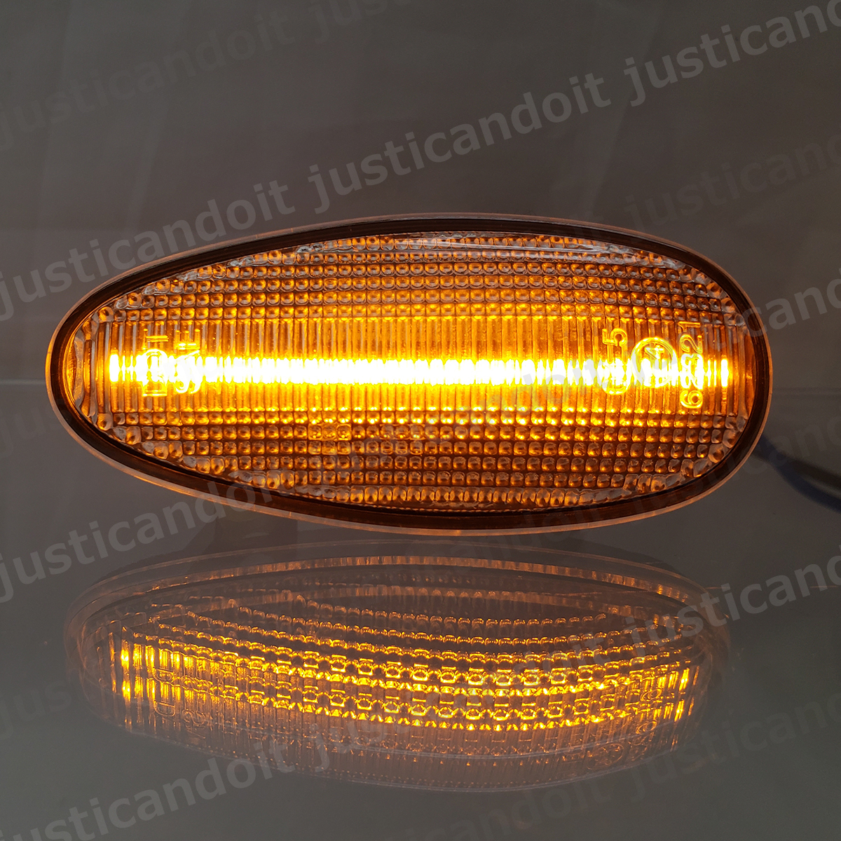 【DC38】 デリカ スペースギア PD4W PD6W PD8W PE8W PF6W PF8W 流れる ウインカー シーケンシャル LED サイドマーカー ウィンカー クリア