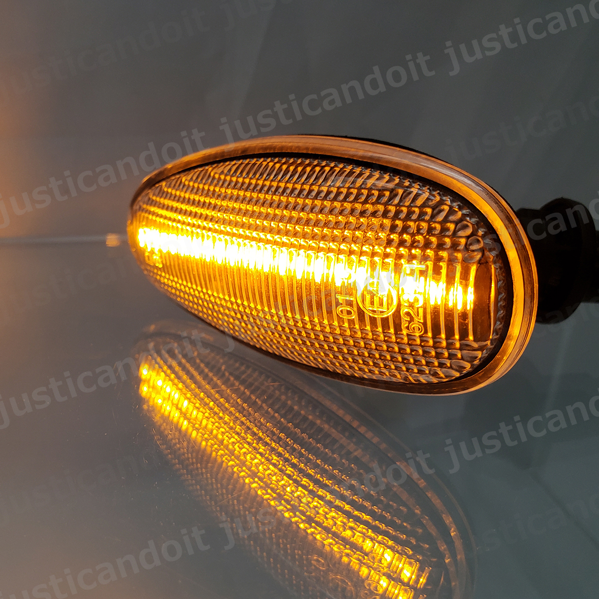 【DC38】 デリカ スペースギア PD4W PD6W PD8W PE8W PF6W PF8W 流れる ウインカー シーケンシャル LED サイドマーカー ウィンカー クリア