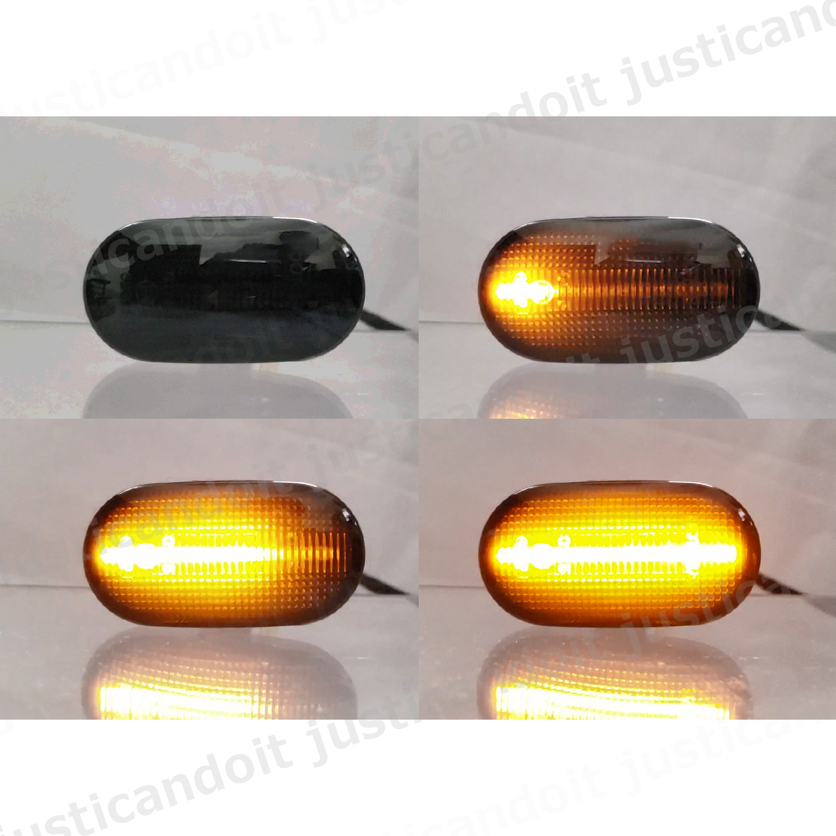 【DS11】 アルトラパン HE21S / キャリイ DA63T 流れる ウインカー シーケンシャル LED サイドマーカー ウィンカー スモーク キャリー