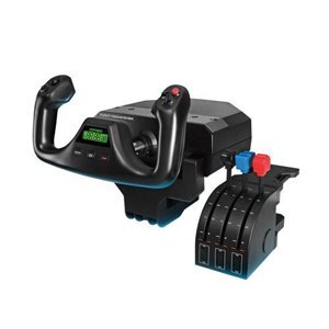 ロジクール (Logicool) プロ フライト ヨーク ＆ スロットル クアドラント シミュレーション コントローラー G-PF-YS