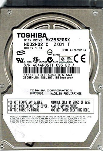 Toshiba MK2552GSX 250GB HDD2H02 C ZK01 T A0/LV010A [ параллель импортные товары ] (shin