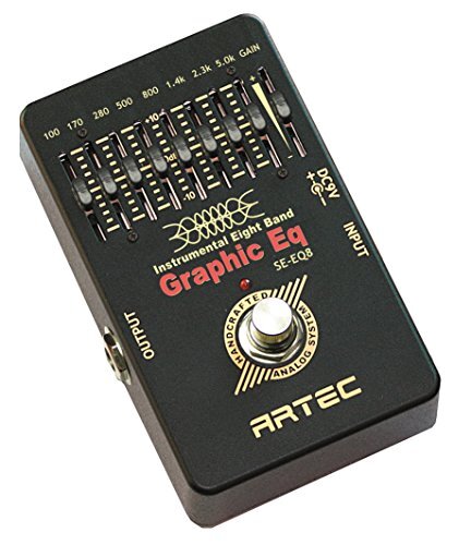 ARTEC エフェクター エレキギター用 8バンド グラフィック イコライザー SE-EQ8　(shin