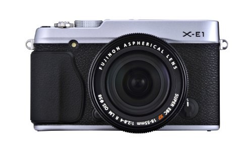 FUJIFILM ミラーレス一眼 X-E1 レンズキット シルバー FX-X-E1/XF18