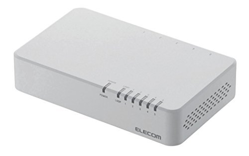  Elecom переключение ступица 5 порт 10/100Mbps с магнитом . источник питания встроенный EHC-F05PN-JW (shin