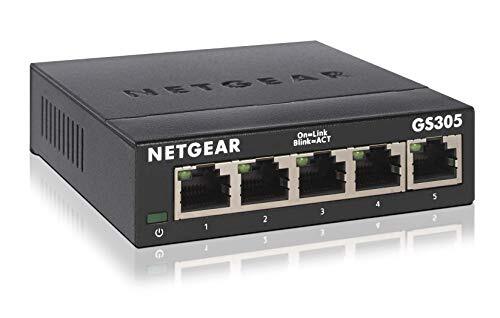  сеть механизм NETGEAR переключение ступица 5 порт Giga bit металл блок тихий звук вентилятор отсутствует установка не необходимо GS305 (shin