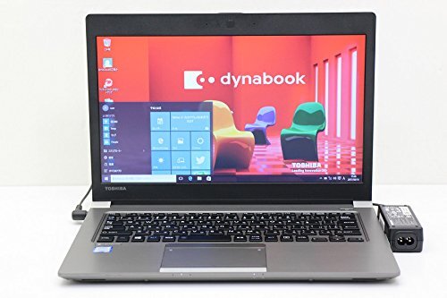 【中古】 東芝 dynabook R63/A Core i5 6300U 2.4GHz/8GB/128GB(SSD)/13.3W/FWXGA(1366x768)/Win10(中古品)　(shin