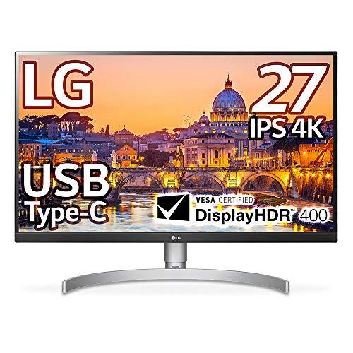 LG モニター ディスプレイ 27UL850-W 27インチ/4K/DisplayHDR400/IPS非光沢/USB Type-C、DP、HDMI×2/スピーカー/Free(中古品)　(shin