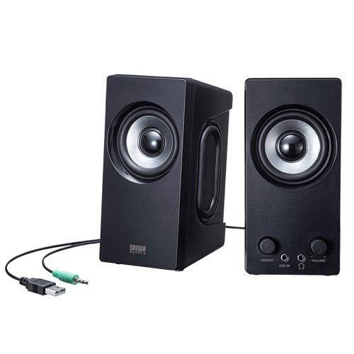  Sanwa Supply USB источник питания мультимедиа динамик MM-SPL16UBK (shin