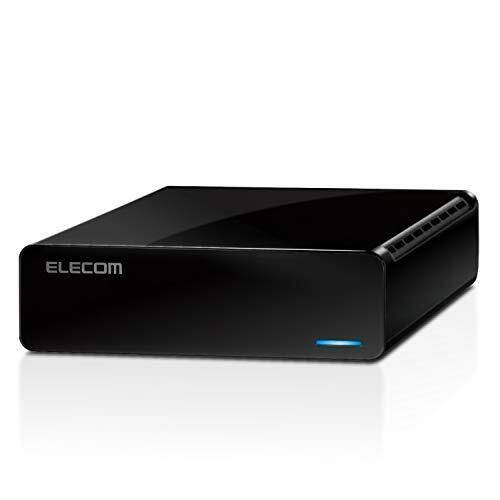 エレコム 外付けハードディスク 2TB USB3.2(Gen1) テレビ録畫/パソコン対応 靜音ファンレス設(shè)計 ELD-FTV020UBK(中古品)　(shin