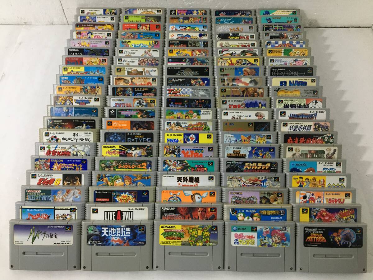 ☆ソ412 SFC スーパーファミコン ダブり無し 100本セット ルドラ ☆ソ412 SFC スーパーファミコン ダブり無し 100本セット ルドラ