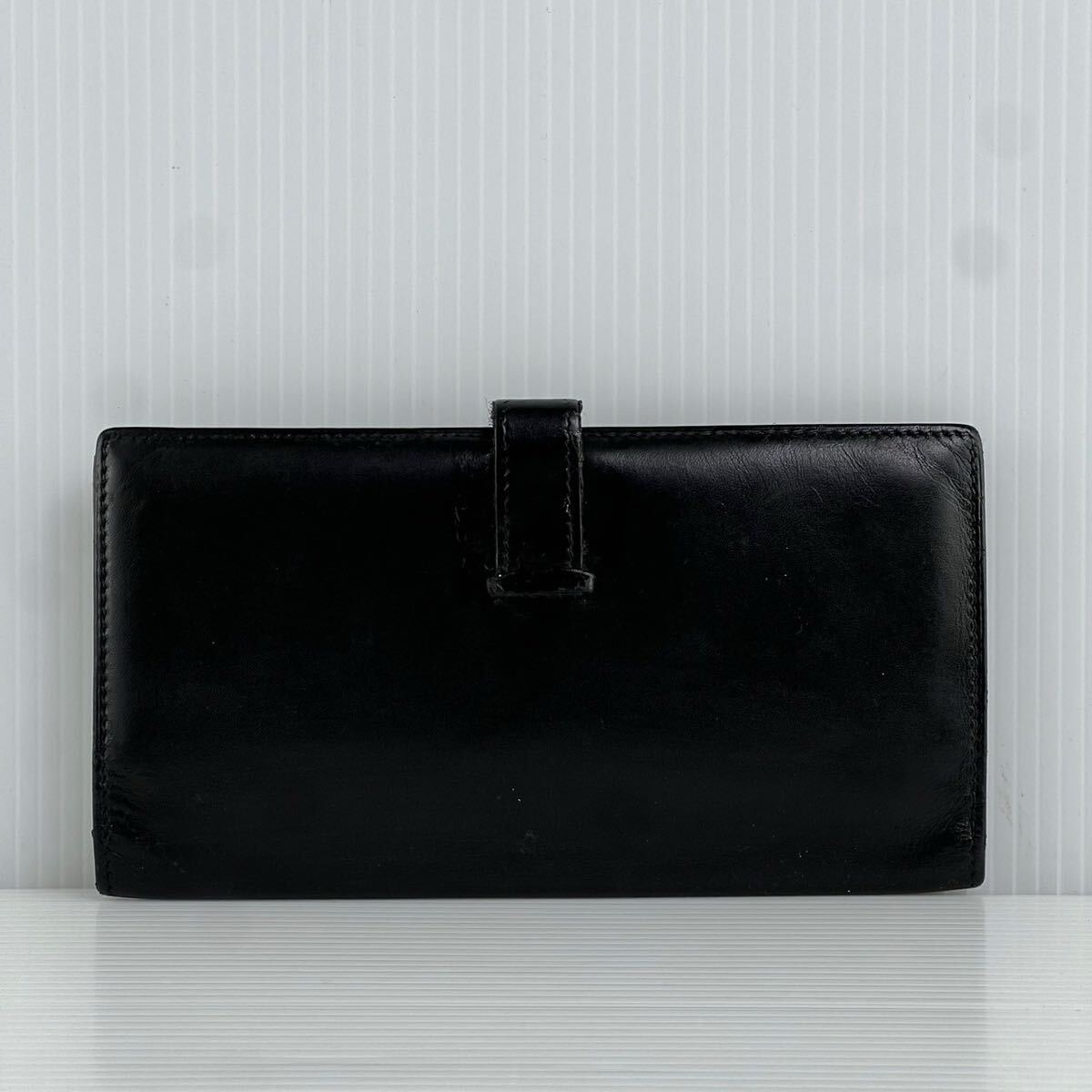 エルメス HERMES 長財布 ブラック ベアンスフレ シルバー金具 エルメス HERMES 長財布 ブラック ベアンスフレ シルバー金具
