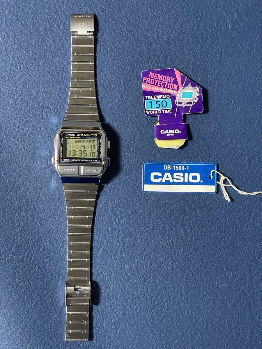CASIO データバンク DATABANK デジタル 腕時計 クォーツ DB-1500 CASIO データバンク DATABANK デジタル 腕時計 クォーツ DB-1500