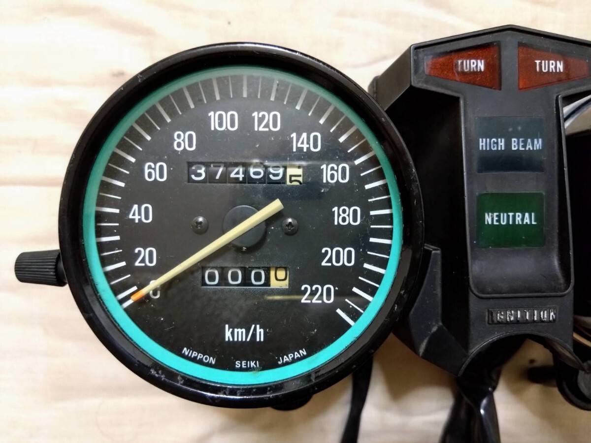 美品 Z400FX Z500FX Z550FX 純正 メーターセット スピード 美品 Z400FX Z500FX Z550FX 純正 メーターセット スピード
