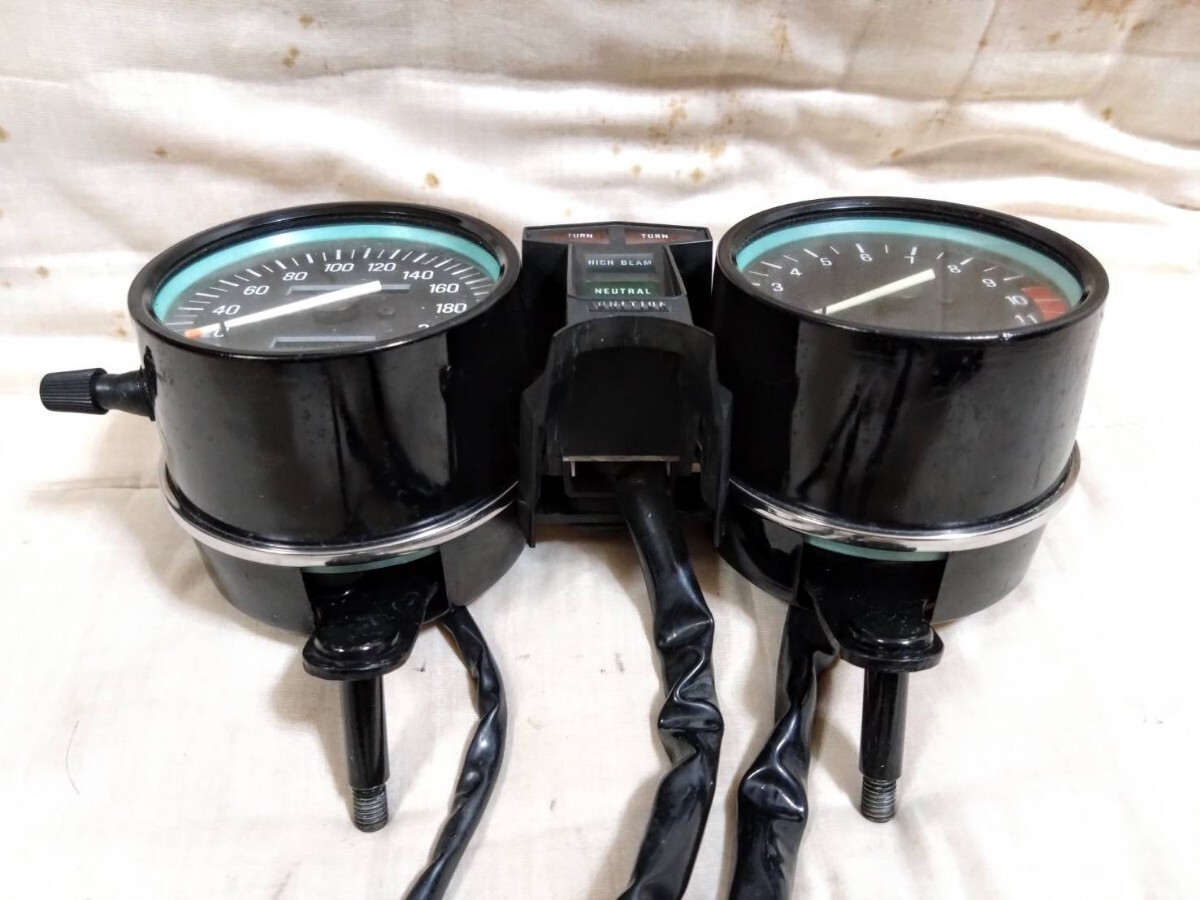 美品 Z400FX Z500FX Z550FX 純正 メーターセット スピード 美品 Z400FX Z500FX Z550FX 純正 メーターセット スピード