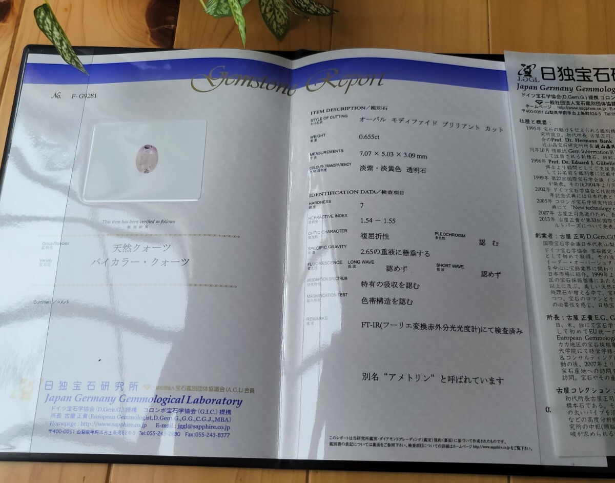 新品　BIZOUビズー　フーラ　アメトリン　バイカラー　リング指輪 アメトリン 指輪 リング 3.0ct SV925/K10WG/K10YG バイカラー 2