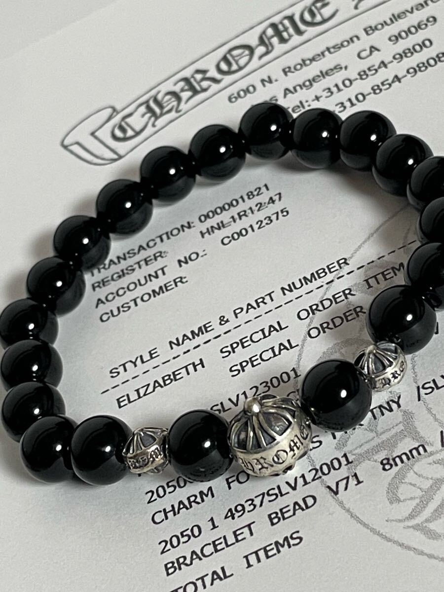 Chrome hearts†クロムハーツ†新品加工 ビーズ ブレスレット V71 Chrome hearts†クロムハーツ†新品加工 ビーズ ブレスレット V71