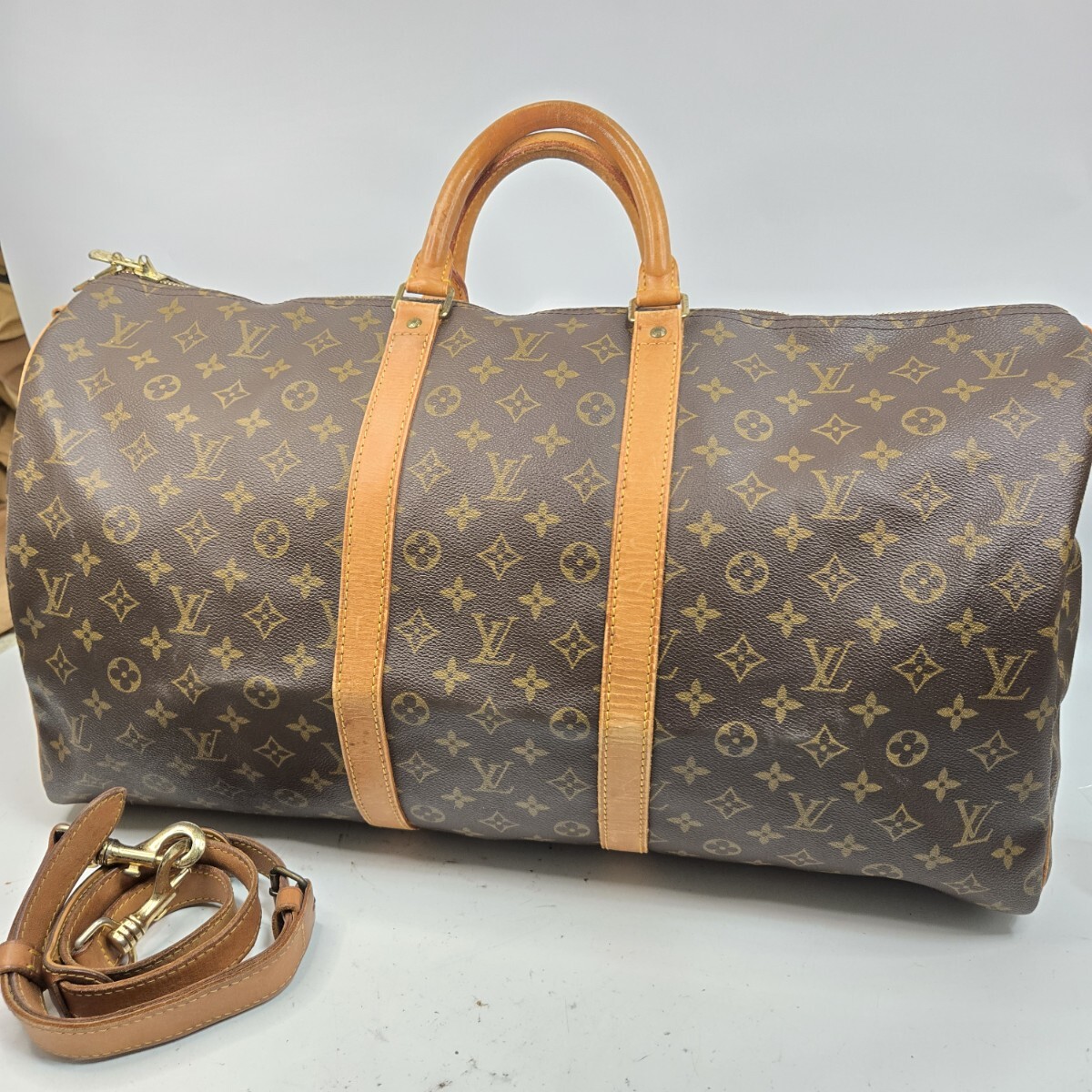 ☆極美品☆ LOUIS VUITTON キーポル55 バンドリエール ☆極美品☆ LOUIS VUITTON キーポル55 バンドリエール