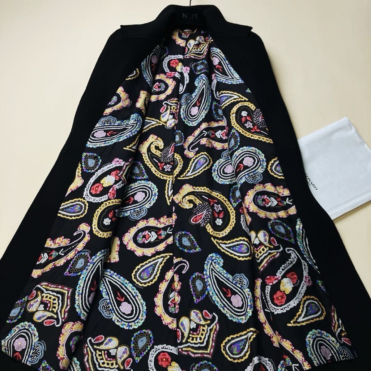 u52 花柄◎定価35万 奇跡のカシミア 絹シルク100%○LEONARD u52 花柄◎定価35万 奇跡のカシミア 絹シルク100%○LEONARD