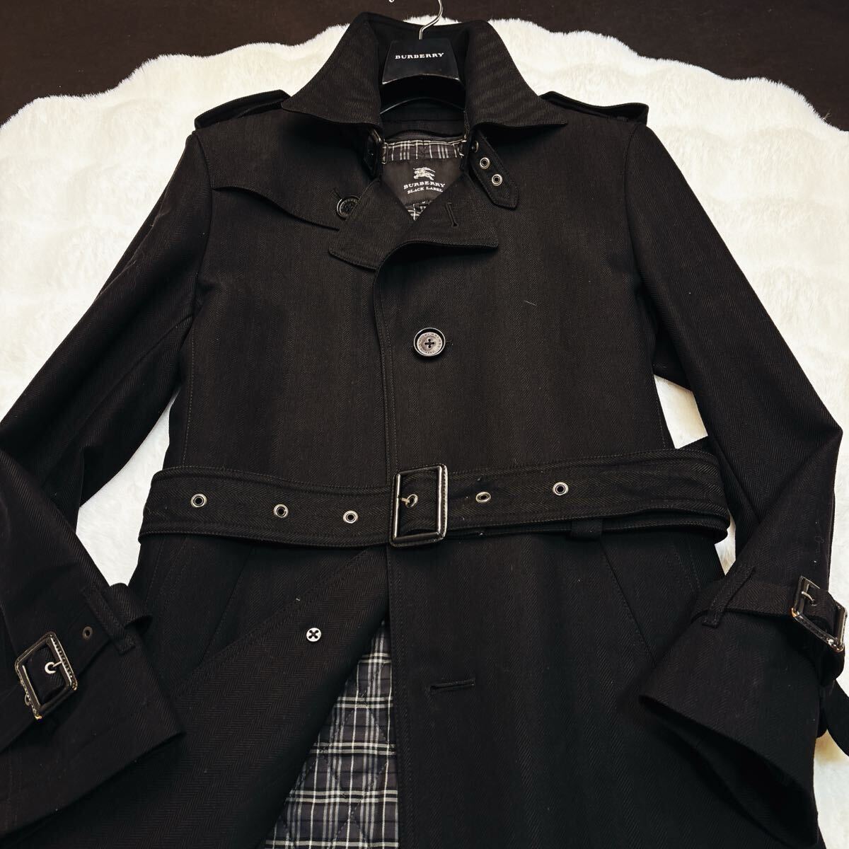 u55 至高の羊毛ウール!!! 定価14万○BURBERRY BLACK LABEL u55 至高の羊毛ウール!!! 定価14万○BURBERRY BLACK LABEL