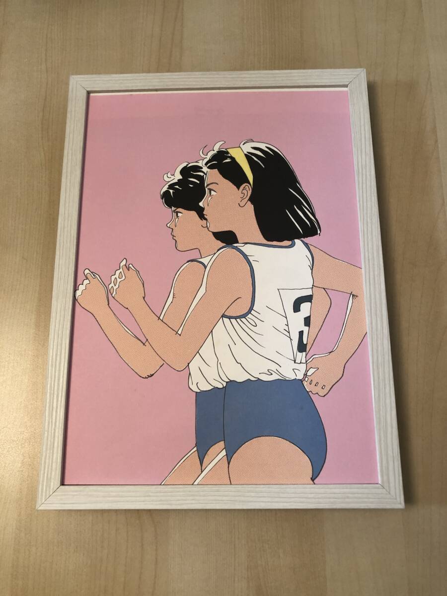 kj ☆額装品☆ 江口寿史 体操服 ブルマ 貴重イラスト A4額入り kj ☆額装品☆ 江口寿史 体操服 ブルマ 貴重イラスト A4額入り