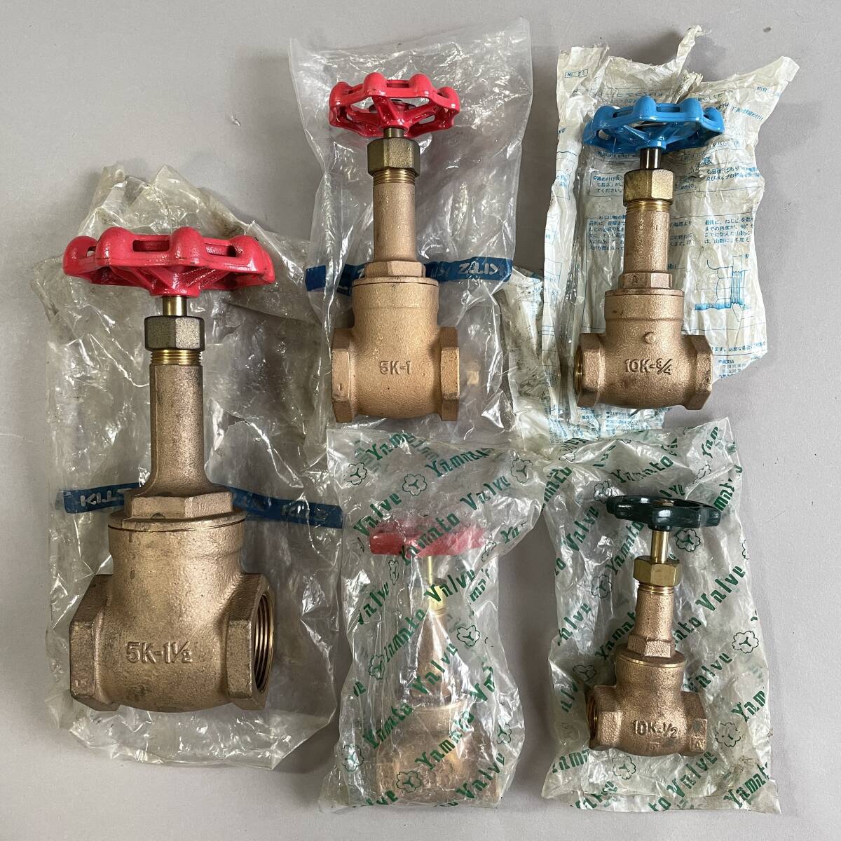MS2797 長期保管品 KITZ Yamato ゲートバルブ 5点 まとめて 10K MS2797 長期保管品 KITZ Yamato ゲートバルブ 5点 まとめて 10K