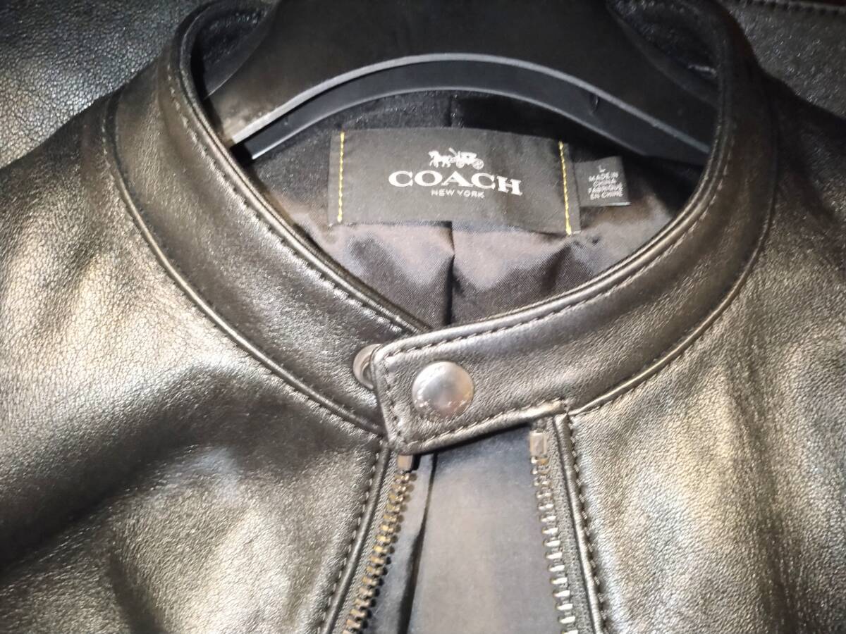 正規品 超人気 限定品 COACH コーチ 革ジャン レザージャケット 正規品 超人気 限定品 COACH コーチ 革ジャン レザージャケット